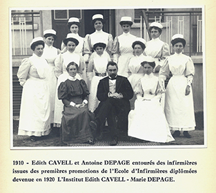 Edith Cavell et Antoine Depage 1910