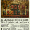 Le Chemin de Croix d'Edith Cavell, patriote et chrétienne - La Libre Belgique July 2015