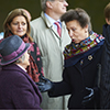 Andrée Dumon (WW2 heroine), Nathalie Lambert (Sculptress) and Princess Anne